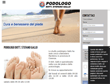 Tablet Screenshot of podologogallo.com